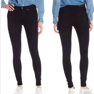 AG ADRIANO GOLDSCHMIED
Farrah Skinny High-rise Black Jean Sz 26‎